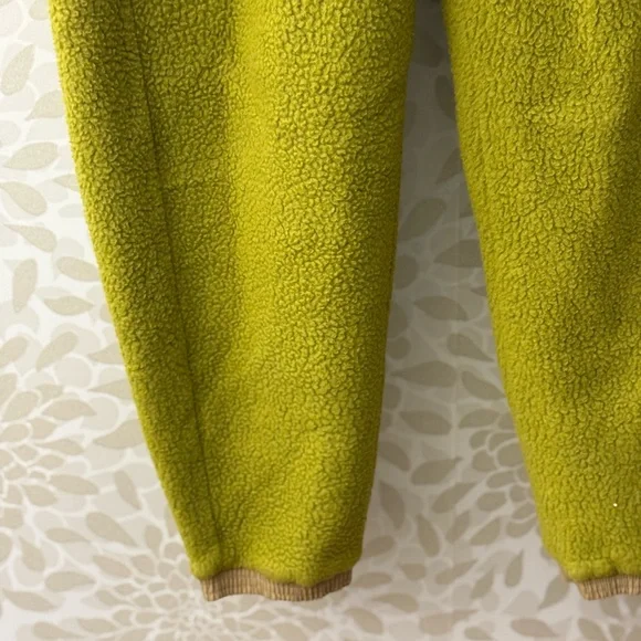 Allbirds Women’s M Hazy Lime Beige Fluff Fleece Pants Jogger Sweatpants - Picture 3 of 9